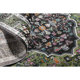 Picasso Paloma Vintage Vloerkleed - Multi / Groen - Laagpolig