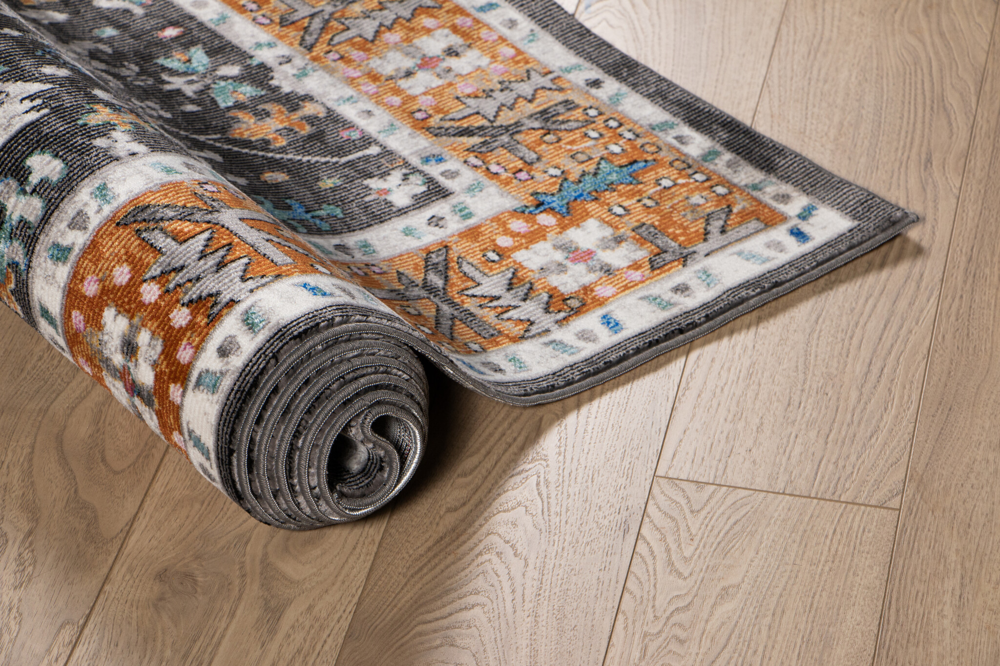 Picasso Paloma Vintage Vloerkleed - Multi / Geel - Laagpolig