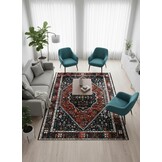 Picasso Paloma Vintage Vloerkleed - Terra / Oranje - Laagpolig