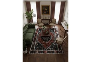 Picasso Paloma Vintage Vloerkleed - Terra / Oranje - Laagpolig