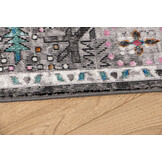 Picasso Paloma Vintage Vloerkleed - Grijs - Laagpolig