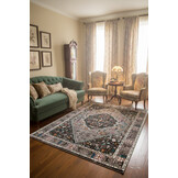 Picasso Paloma Vintage Vloerkleed - Grijs - Laagpolig