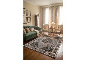 Picasso Paloma Vintage Vloerkleed - Grijs - Laagpolig