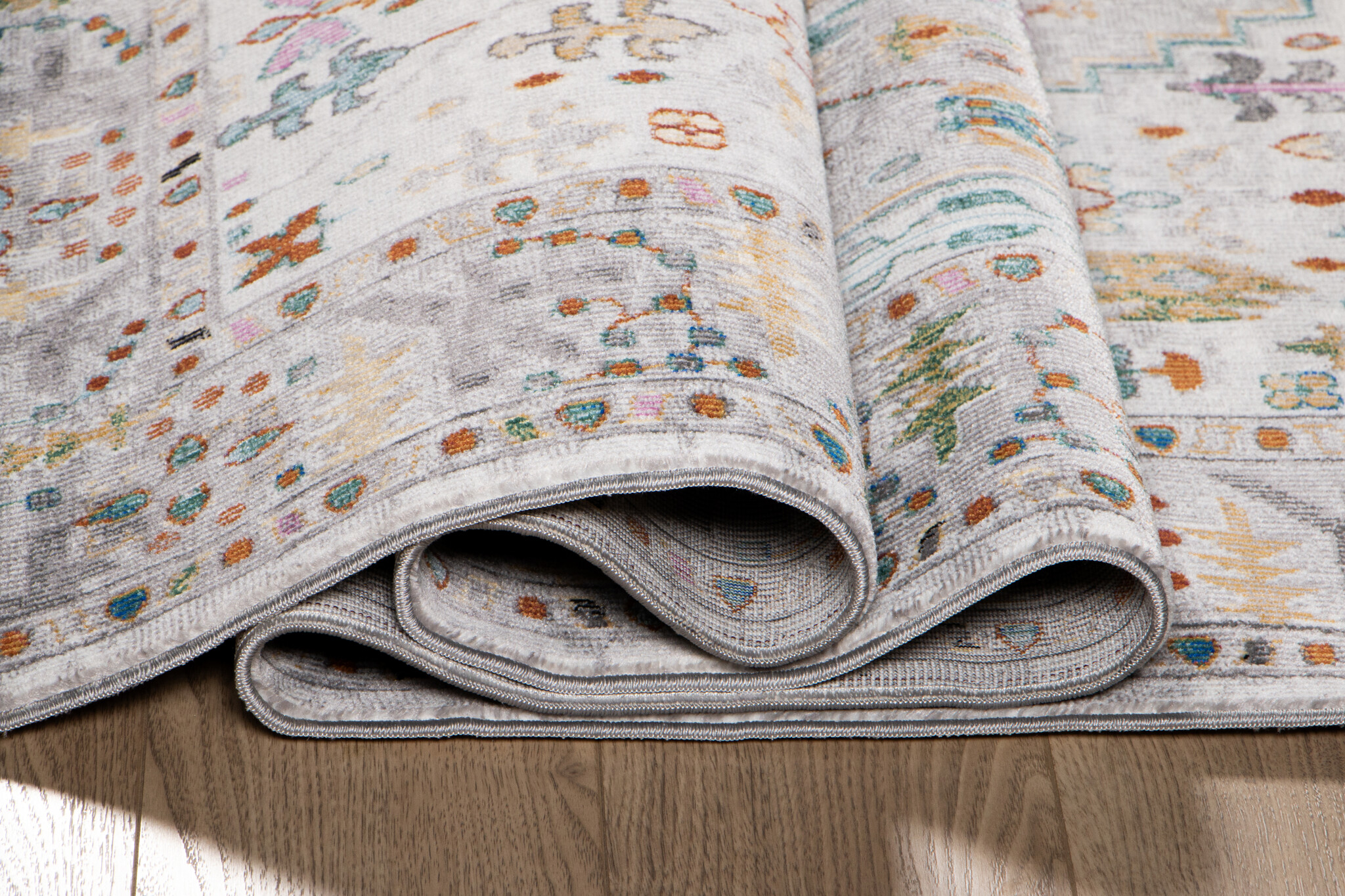 Picasso Bellagio Vintage Vloerkleed - Multi / Creme - Laagpolig