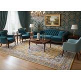 Picasso Sedona Vintage Vloerkleed - Multi / Geel - Laagpolig