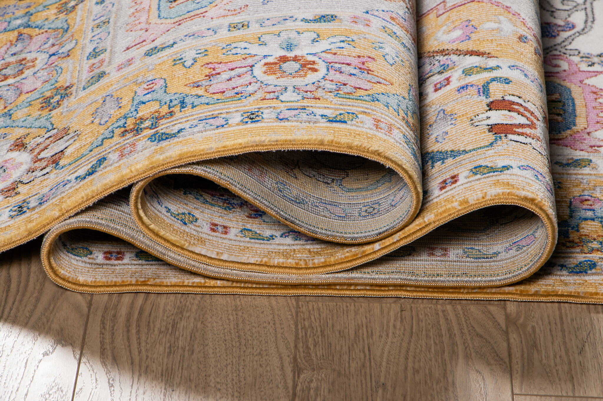 Picasso Sedona Vintage Vloerkleed - Multi / Geel - Laagpolig