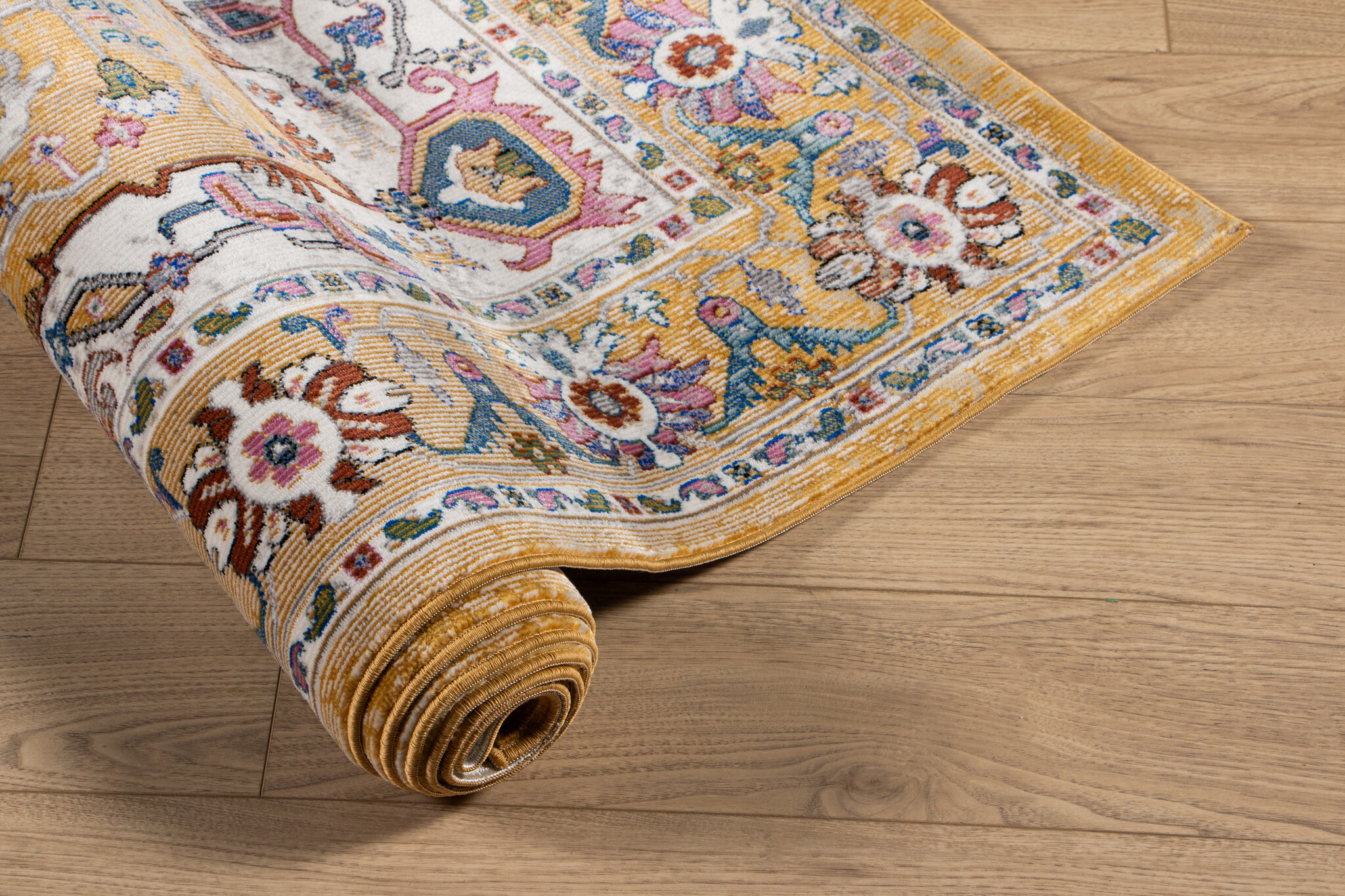 Picasso Sedona Vintage Vloerkleed - Multi / Geel - Laagpolig