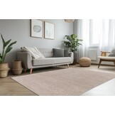 Lotus Uni Effen Vloerkleed Beige