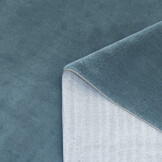 Fluffy Soft Blauw Effen Vloerkleed