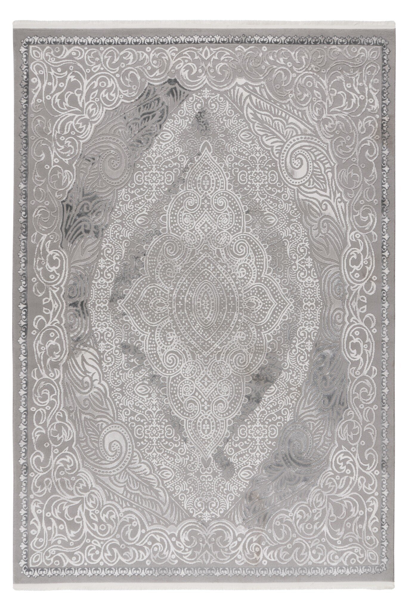 Elif  Klassiek Vloerkleed Zilver