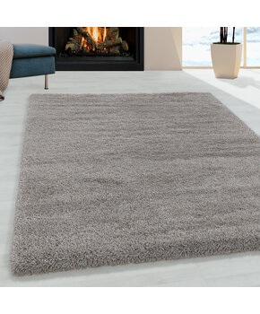 Pearl Soft Shaggy Hoogpolig Vloerkleed Beige