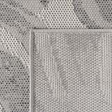 Desert Floral Rond Buitenkleed – Weerbestendig – Grijs