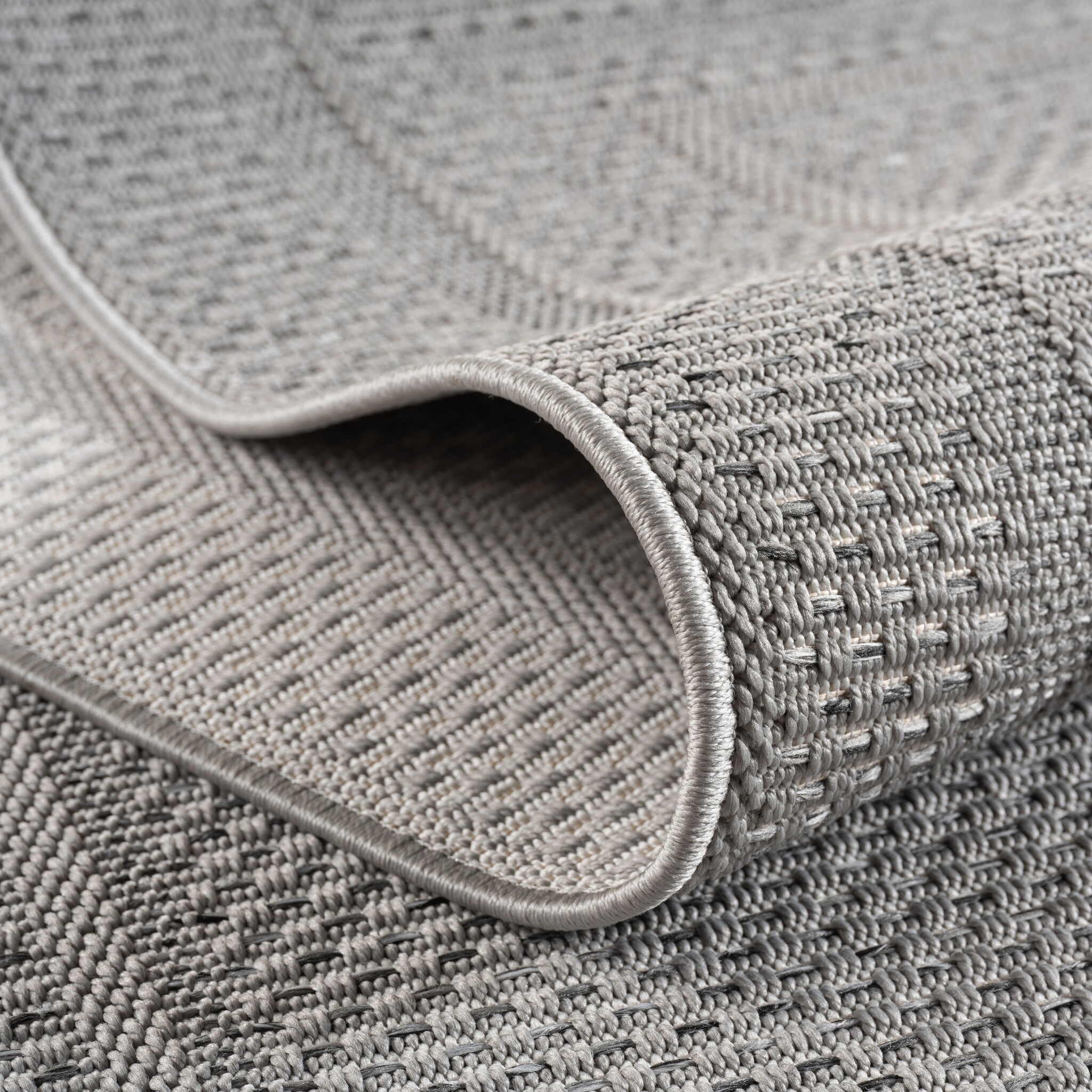 Desert Rond Buitenkleed – Weerbestendig – Grijs