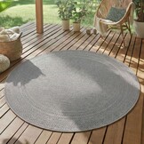 Desert Rond Buitenkleed – Weerbestendig – Grijs