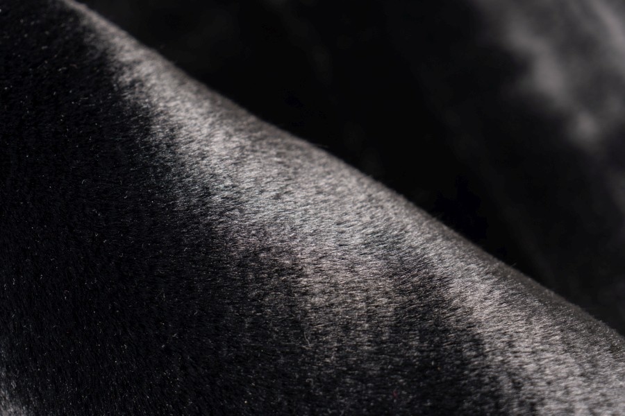 Heaven Rond Fluffy Soft Hoogpolig Vloerkleed Zwart