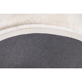Heaven Rond Fluffy Soft Hoogpolig Vloerkleed Creme