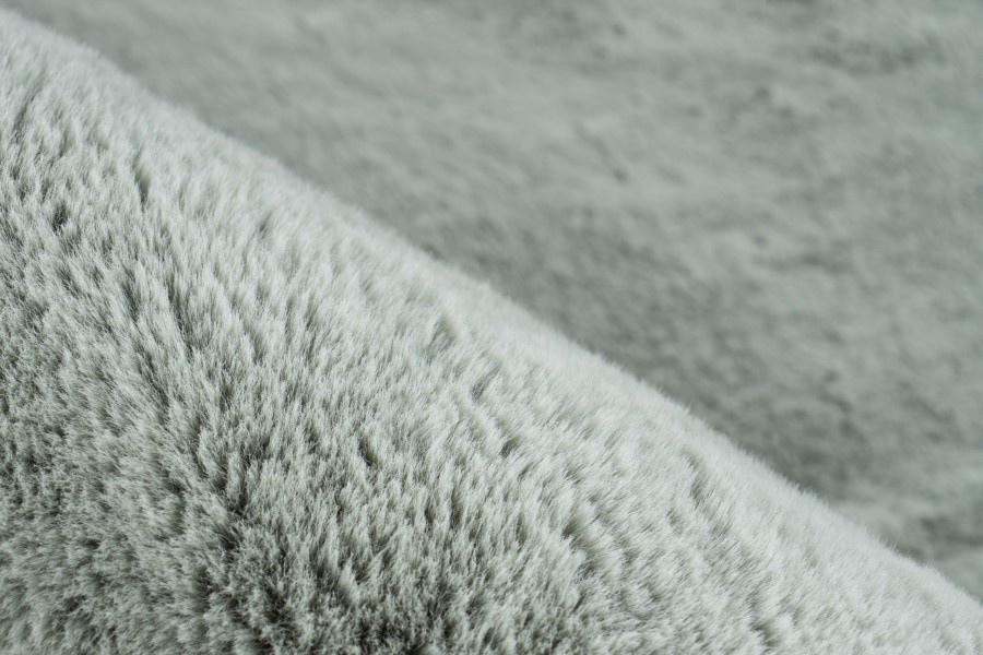 Heaven Rond Fluffy Soft Hoogpolig Vloerkleed Pastel Groen