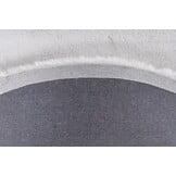 Heaven Rond Fluffy Soft Hoogpolig Vloerkleed Zilver