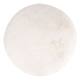 Heaven Rond Fluffy Soft Hoogpolig Vloerkleed Creme