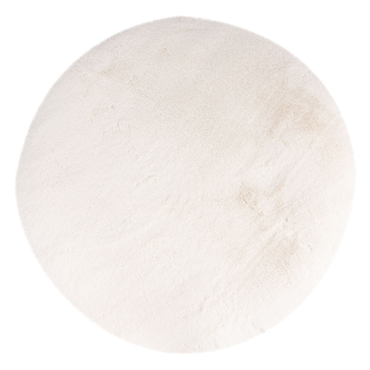 Heaven Rond Fluffy Soft Hoogpolig Vloerkleed Creme