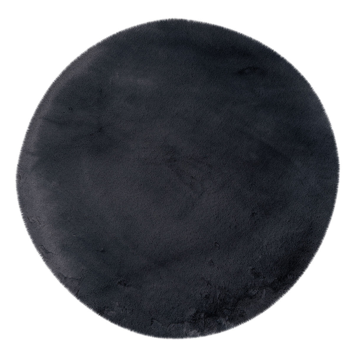 Heaven Rond Fluffy Soft Hoogpolig Vloerkleed Antraciet