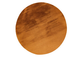 Heaven Rond Fluffy Soft Hoogpolig Vloerkleed Geel