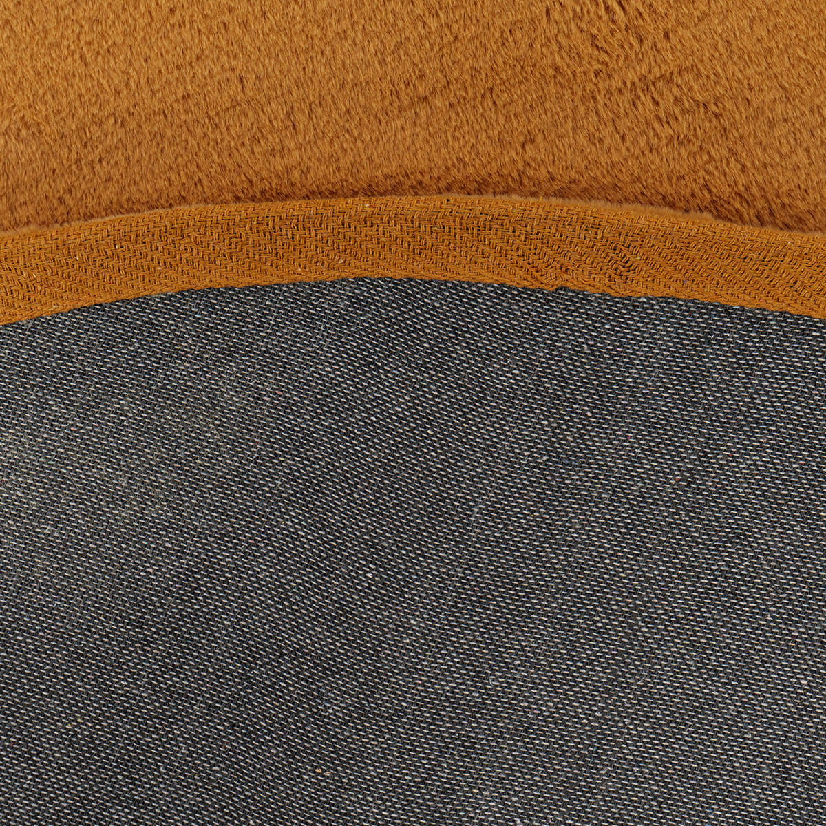 Heaven Rond Fluffy Soft Hoogpolig Vloerkleed Geel