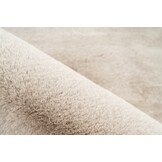 Heaven Soft Organisch Fluffy Vloerkleed Licht Taupe