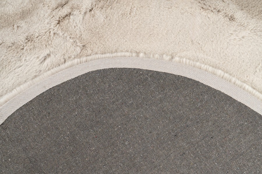 Heaven Soft Organisch Fluffy Vloerkleed Licht Taupe