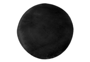 Heaven Rond Fluffy Soft Zwart