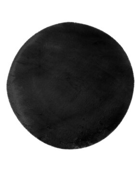 Heaven Rond Fluffy Soft Zwart