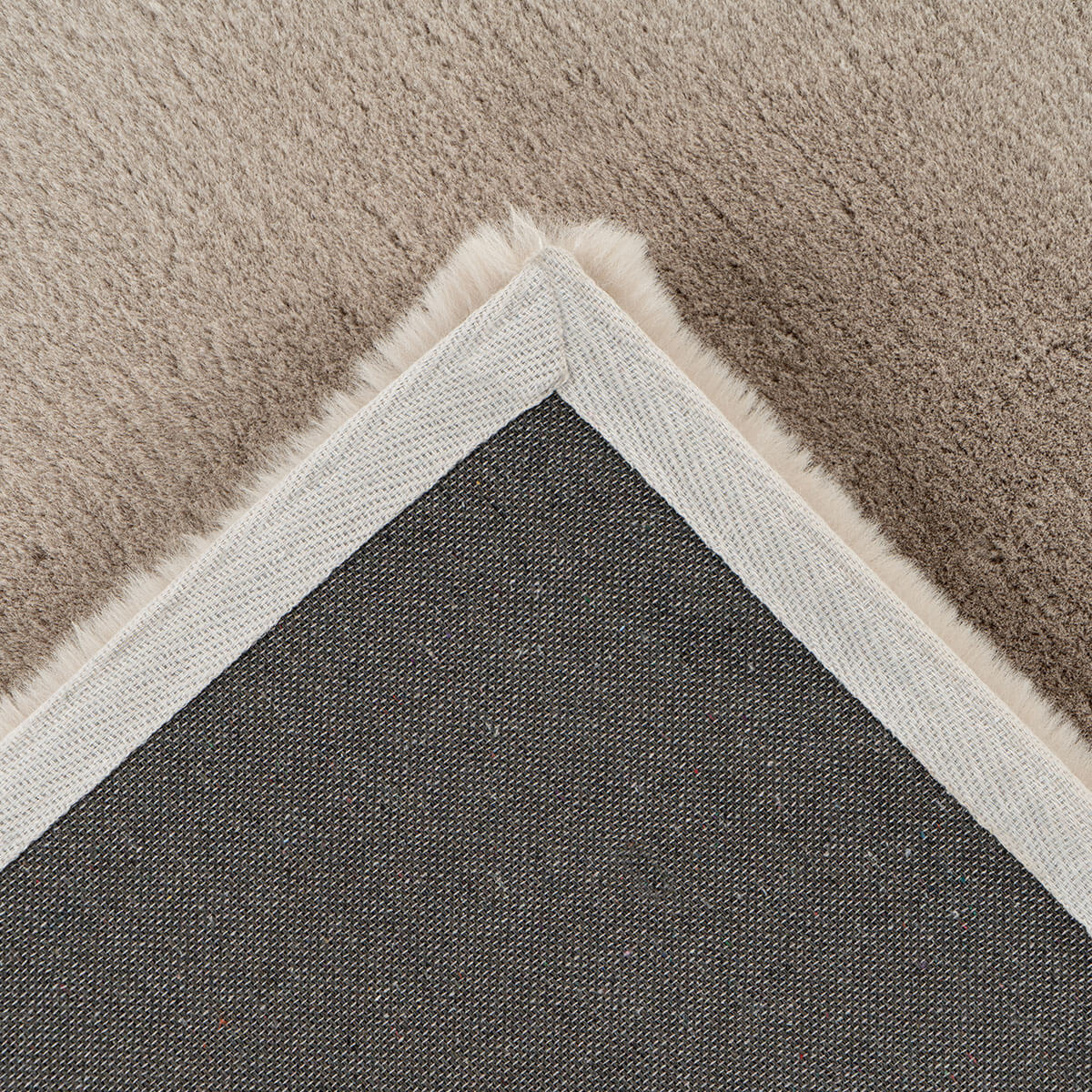 Heaven Fluffy Soft Vloerkleed Hoogpolig Licht Taupe