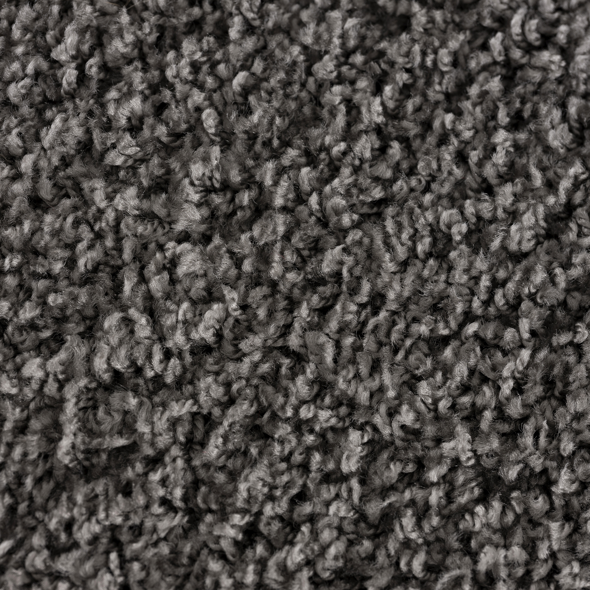 Shaggy Grijs Rond 80CM