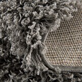 Shaggy Grijs Rond 80CM