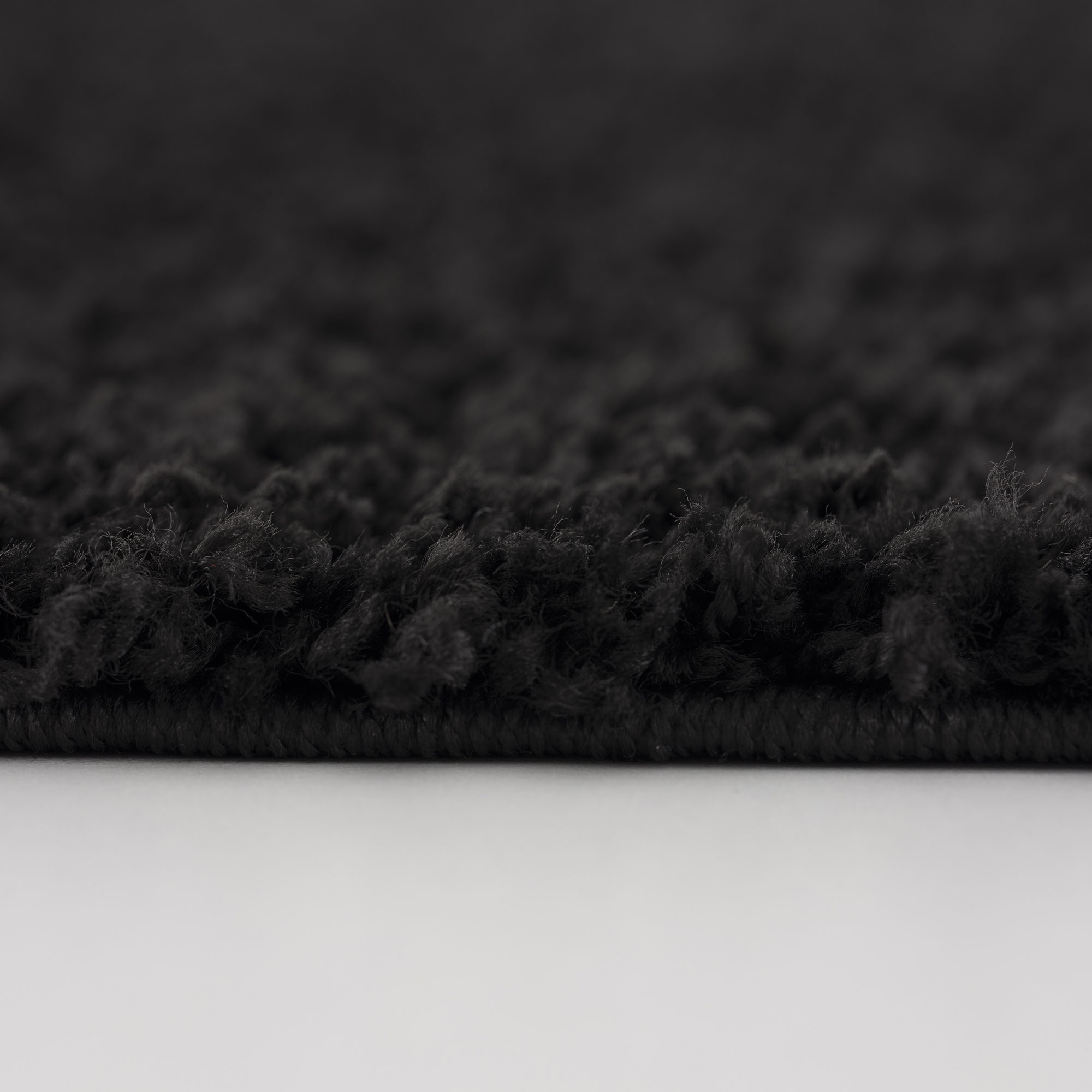 Shaggy Loca Zwart 60x110CM