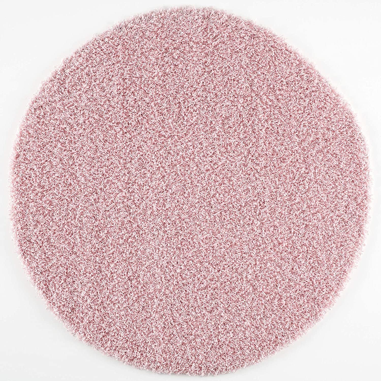 Shaggy Roze Rond 80CM
