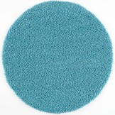 Shaggy Turquoise Rond 80CM