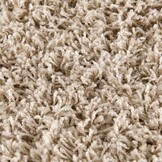 Shaggy Beige Rond 80CM