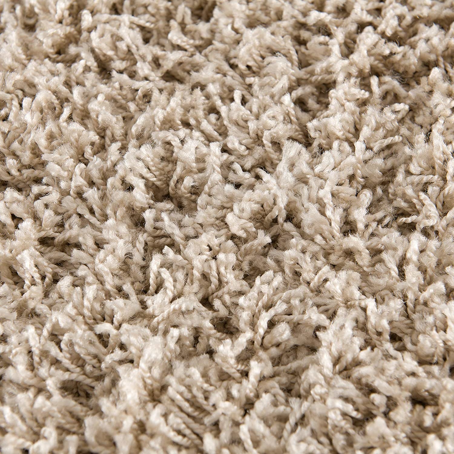 Shaggy Beige Rond 80CM