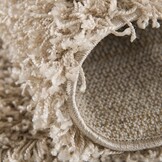 Shaggy Beige Rond 80CM
