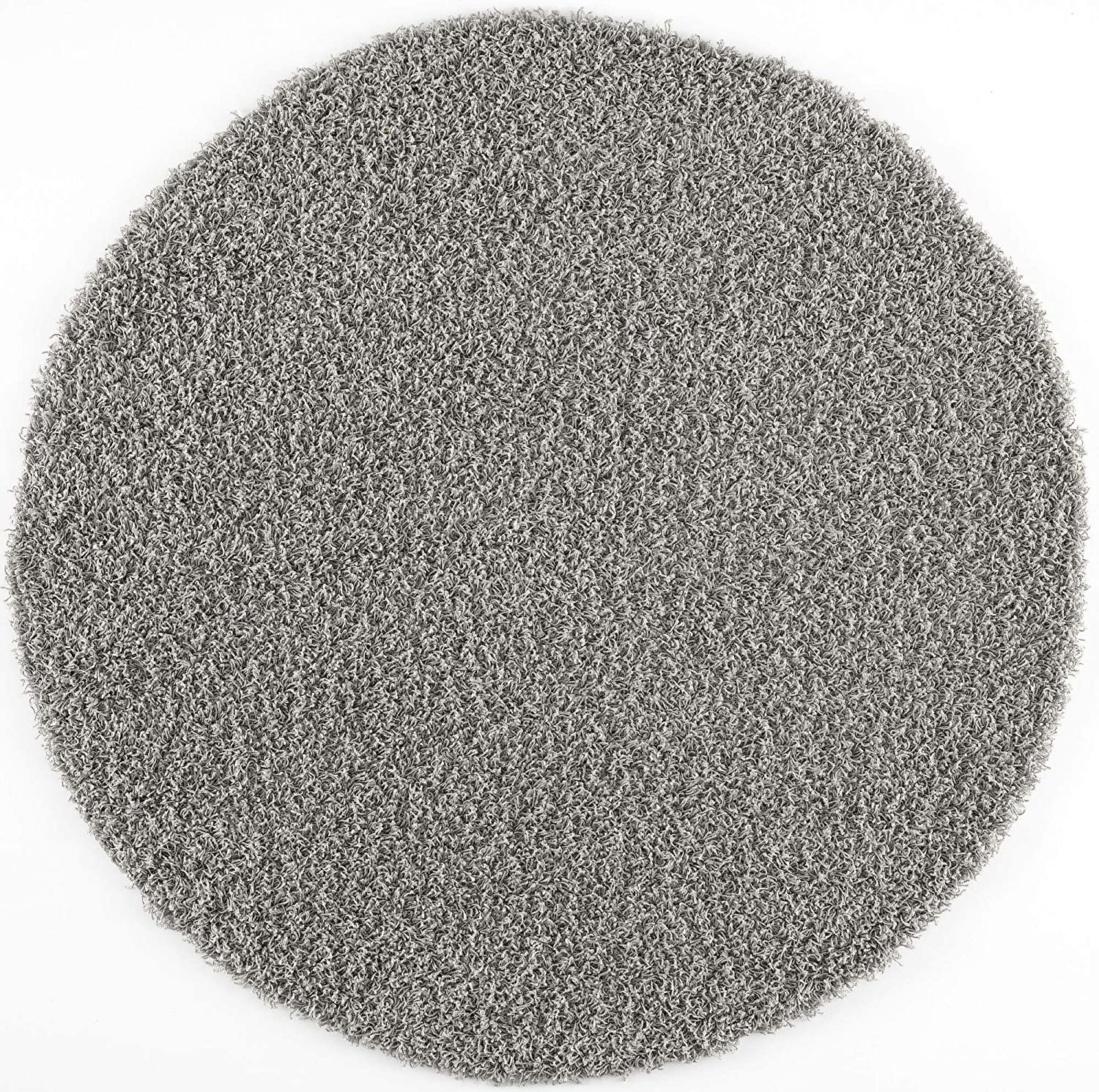 Shaggy Grijs Rond 80CM