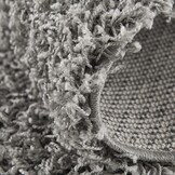 Shaggy Grijs Rond 80CM