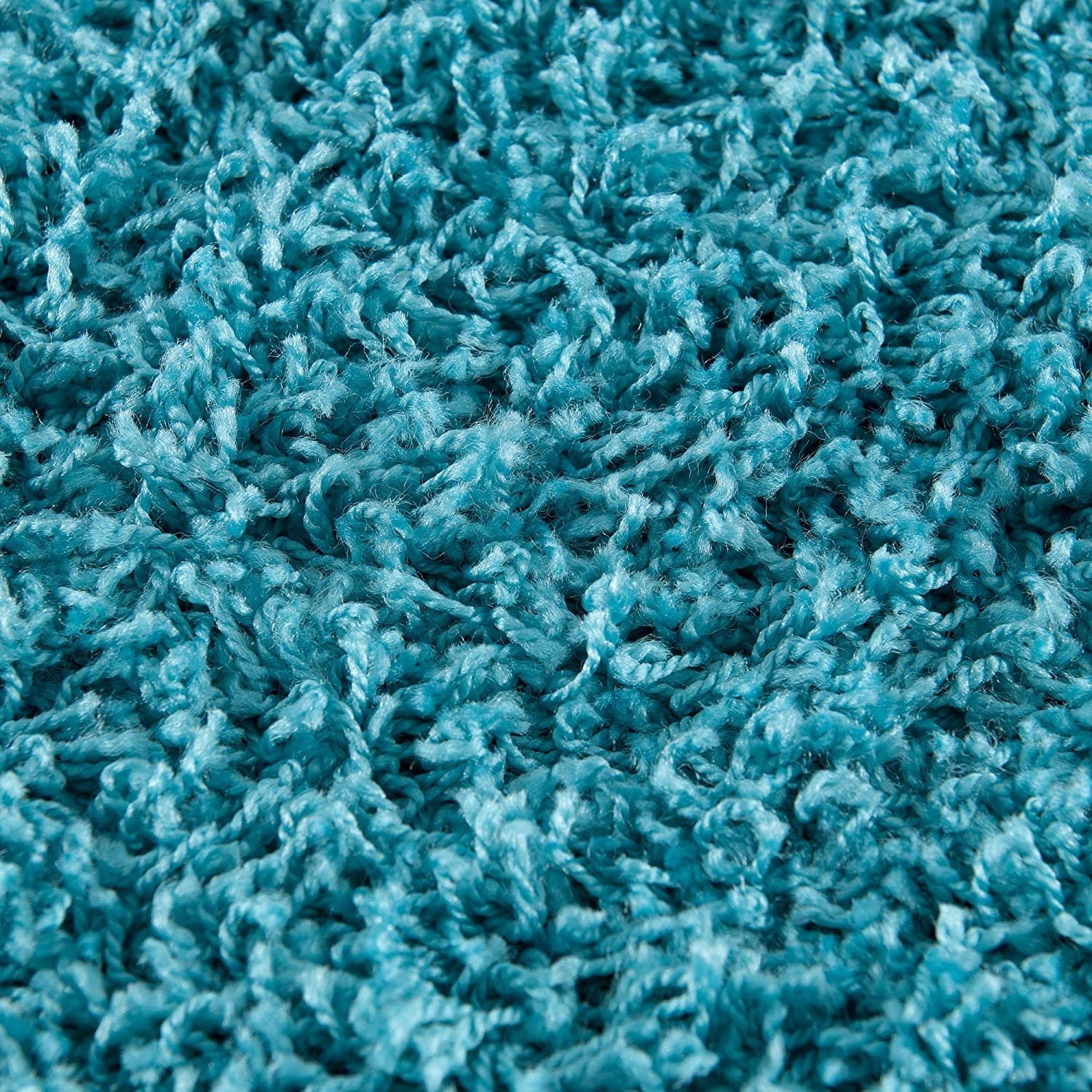 Shaggy Turquoise Rond 240CM