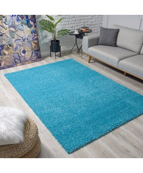 Shaggy Loca Turquoise 200x290CM