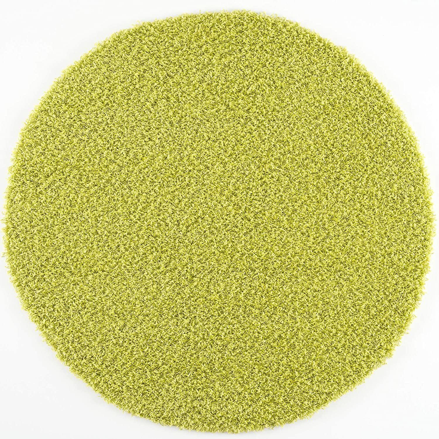 Shaggy Groen Rond 120CM