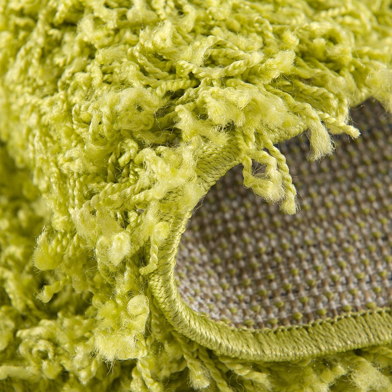 Shaggy Groen Rond 120CM