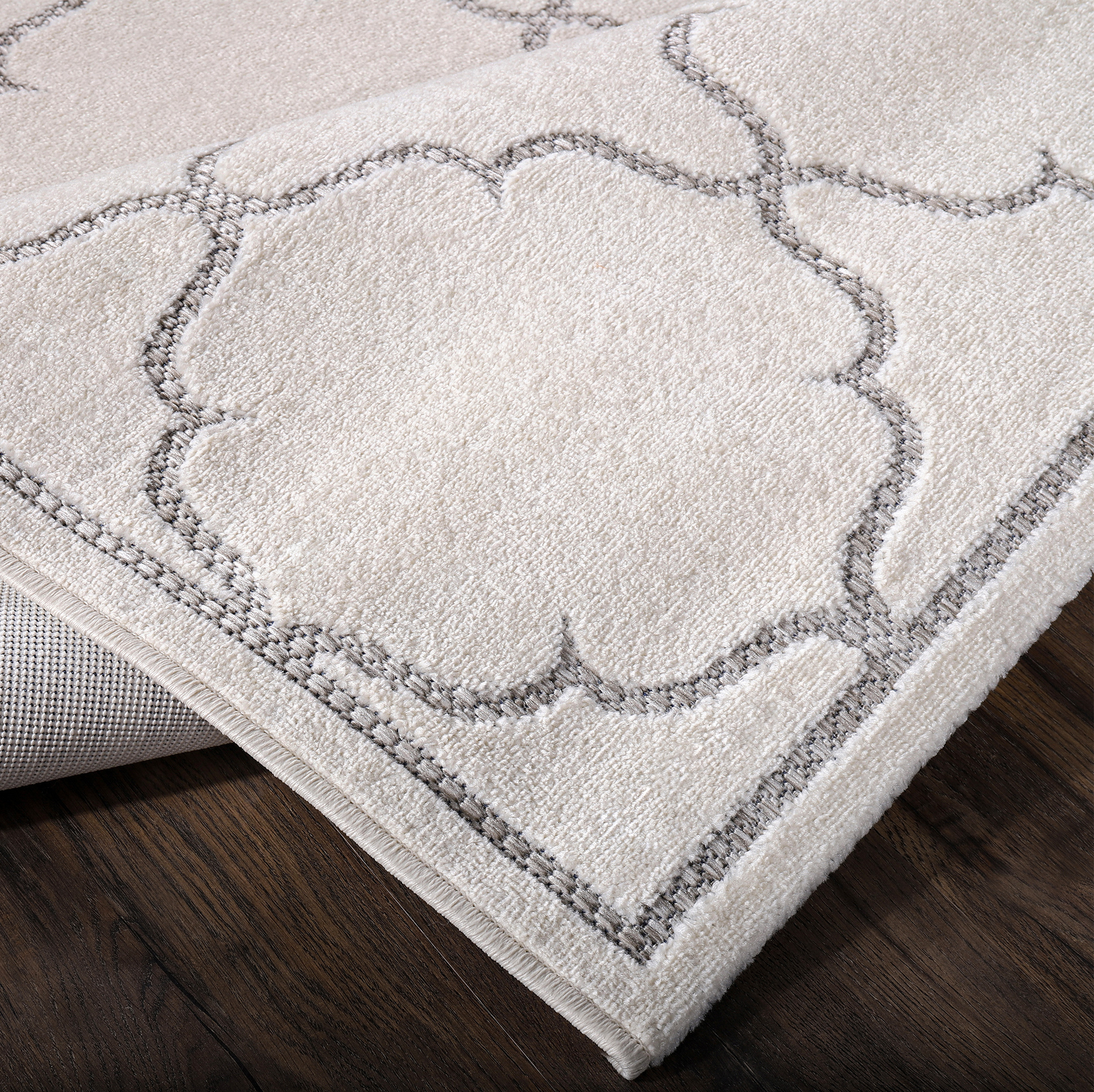 Buitenkleed Berlin Rond Vloerkleed Creme