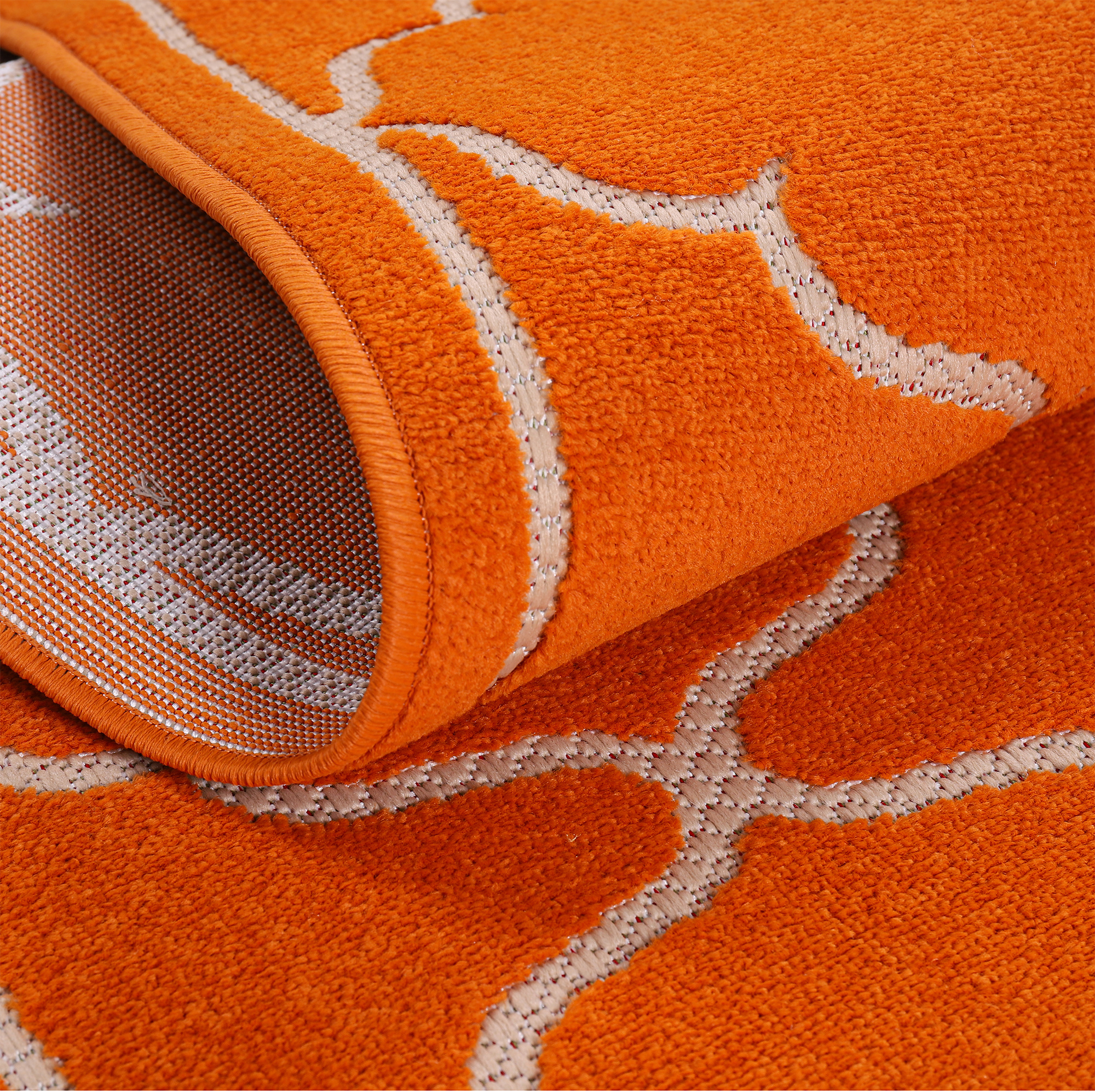 Berlin Rond Buitenkleed Oranje