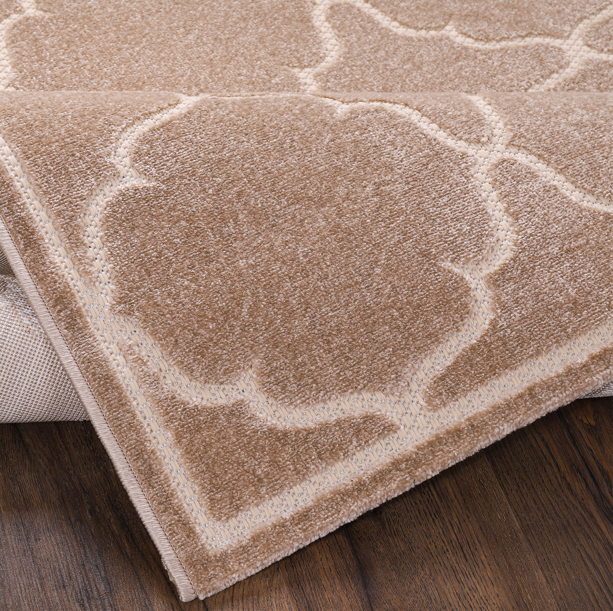 Buitenkleed Berlin Rond Vloerkleed Beige