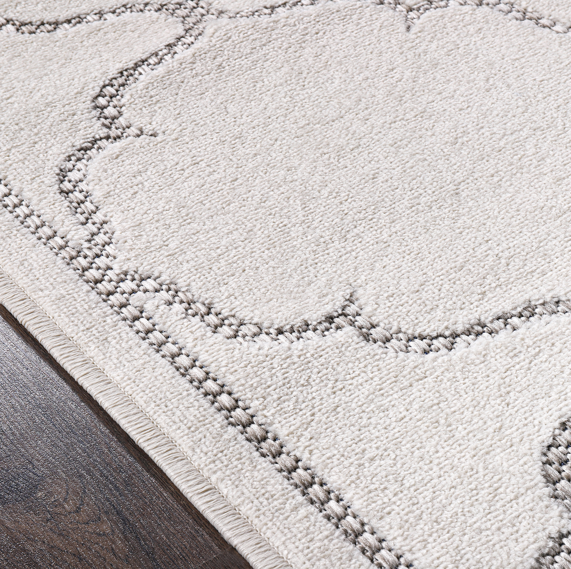 Buitenkleed Berlin Rond Vloerkleed Creme